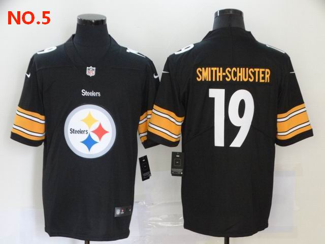 Men's Pittsburgh Steelers #19 JuJu Smith-Schuster Jersey NO.5;